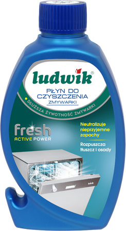 LUDWIK Czyścik Płyn do Czyszczenia Zmywarki Fresh Active Power 250ml