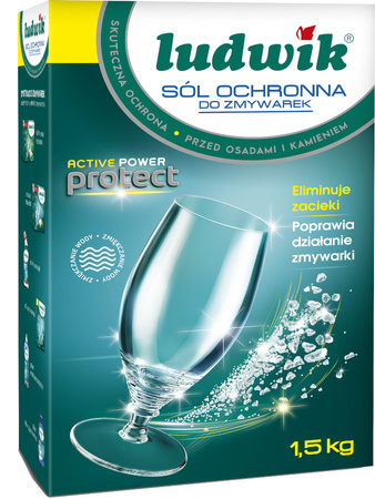 LUDWIK Sól Ochronna do Zmywarki Active Power Protect 1,5 kg