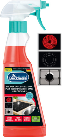 Dr. Beckmann Spray do Płyt Kuchenek Ceramicznych i Stali Nierdzewnej 250ml
