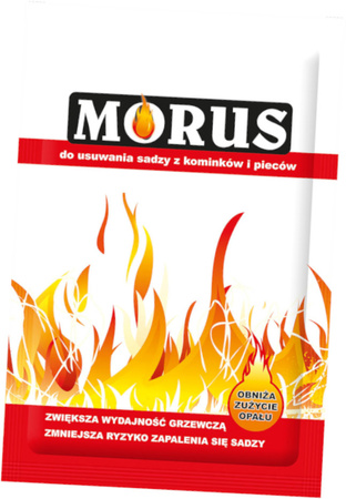 MORUS – Proszek do Kominków i Pieców na Drewno Węgiel do Usuwania Sadzy 50g