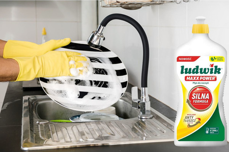 Ludwik MAXX POWER Płyn do Mycia Naczyń Silna Formuła na Tłuszcz  725 g