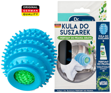 Dr. Beckmann Kula Zmiękczająca + Perfum do Prania, Pralki i Suszarki  50 ml PL