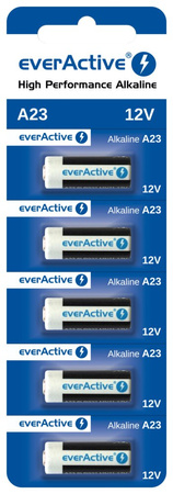 Bateria 23A 12 V EverActive Alkaline  blister 5szt.