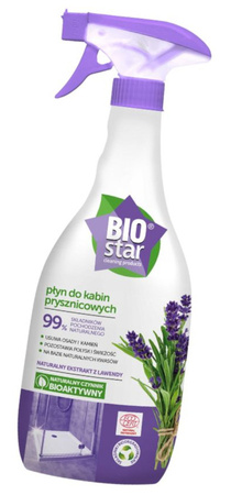 BIOSTAR Płyn do kabin prysznicowych EKO 700 ml środek czyszczący z lawendą