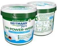 HEITMANN Pure Oxi Biel Odplamiacz Uniwersalny do Prania Urbań Bielizny 500g