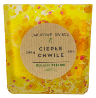 JAKUBOWE ŚWIECE Ciepłe Chwile Zapachowa Świeca Sojowa z Naturalnymi Olejkami 200g