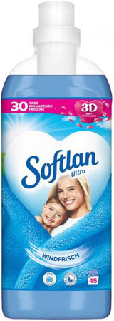 Softlan 3D Ultra Koncentrat Płyn do Płukania Tkanin 45p DE x5