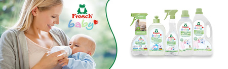2x Frosch Baby Płyn Koncentrat do Płukania Zmiękczania Tkanin 750ml 30 prań