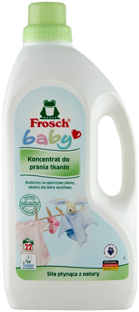 Frosch Baby Ekologiczny Koncentrat Płyn do Prania Tkanin Kolor i Biel 1,5L (22 prania)