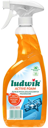 LUDWIK Active Foam Płyn do Mycia Zatłuszczonych Powierzchni Exotic Fruits BIO 600ml