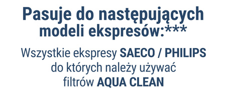 COFFIX Filtr Wody do Ekspresu Philips / Saeco - AquaClean (zamiennik) CF109