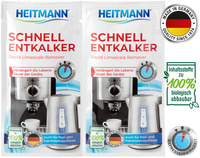 HEITMANN Szybki Odkamieniacz do Czyszczenia Ekspresu Czajnika AGD 2x15g BIO