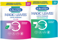 Dr. Beckmann MAGIC LEAVES Chusteczki Listki Piorące do Prania Kolor Uniwersalne 40 prań