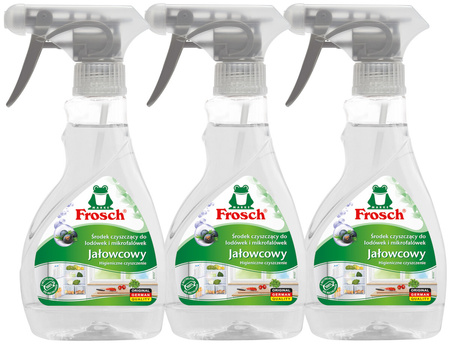 Frosch Ekologiczny Jałowcowy Płyn do Czyszczenia Lodówek i Mikrofalówek 300ml x3