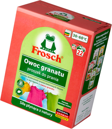 Frosch Ekologiczny Proszek do Prania Owoc Granatu 1,45 kg  BIO (22 prania)