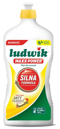 Ludwik MAXX POWER Płyn do Mycia Naczyń Silna Formuła na Tłuszcz  725 g