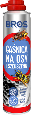 BROS Gaśnica Spray na Osy i Szerszenie 300ml - Zwalczanie Gniazd z 5 metrów