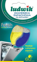 LUDWIK Odświeżacz Zawieszka do Zmywarki Fresh Active Power 60 Zmywań