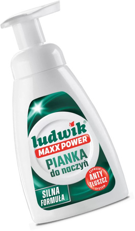 Ludwik MAXX POWER Pianka do Mycia Naczyń Anty Tłuszcz 300ml