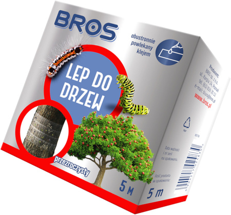 BROS Lep na Drzewa - na Gąsienie Mrówki i Inne Szkodniki - Ochrona Drzew 5m