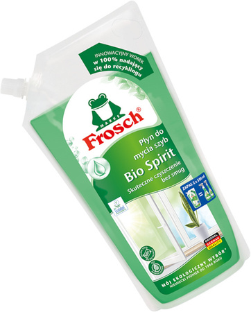 Frosch Ekologiczny Płyn do Mycia Szyb Bio Spirit Bez Smug Zapas XL 1000ml