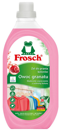 2x Frosch Owoc Granatu Żel do Prania Tkanin Płyn Koncentrat Wydajny 1,5 l