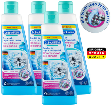 Dr. Beckmann Kompleksowy Czyścik do Pralki Ocean Breeze NeoFresh 250ml x4