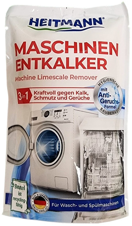 Heitmann 175g Entkalker Odkamieniacz do Pralek i Zmywarek 3w1 Skuteczny