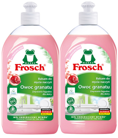 FROSCH Ekologiczny Naturalny Balsam Płyn do Mycia Naczyń Owoc Granatu 1L