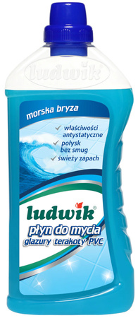 Ludwik Płyn do Mycia Podłóg Glazury Terakoty  PCV Antystatyczny 1L