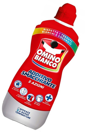 Omino Bianco Odplamiacz Żel Silny Skuteczny Do Białego i Koloru 0,9L