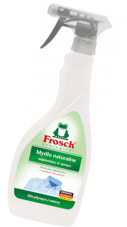 Frosch Ekologiczny Odplamiacz do Ubrań Prania z Mydłem Naturalnym Kolor i Biel 500ml