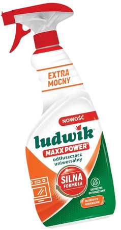 Ludwik MAXX POWER spray odtłuszczacz płyn 600ml Super Mocna Formuła