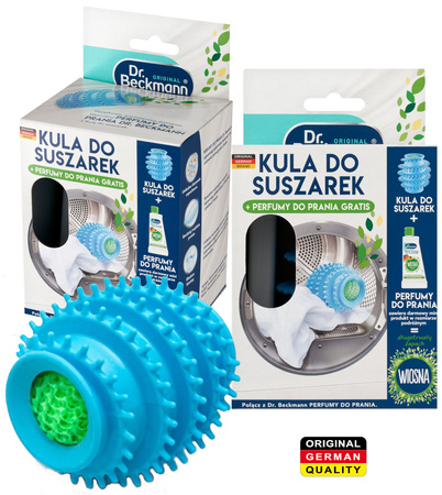 Dr. Beckmann Kula Zmiękczająca + Perfum do Prania, Pralki i Suszarki  50 ml PL