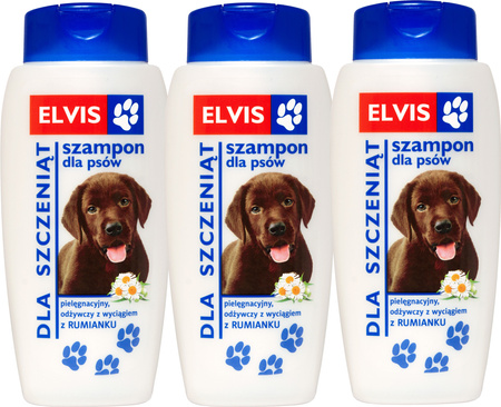 ELVIS Szampon Pielęgnacyjny dla Szczeniąt Psów 900ml