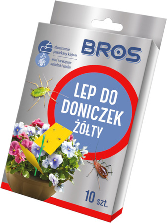 BROS Lep na Szkodniki Roślin Doniczkowych - Mszyce Wciornastki Mączlika x10