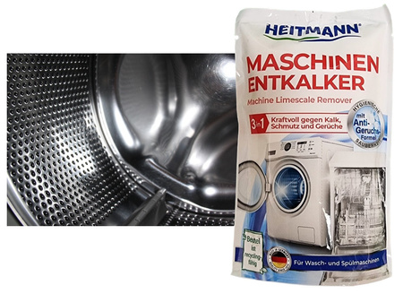 Heitmann 175g Entkalker Odkamieniacz do Pralek i Zmywarek 3w1 Skuteczny