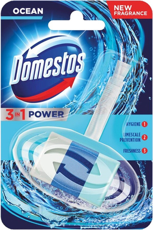 DOMESTOS POWER 3w1 Kostka WC Wymienny Wkład Ocean 40g