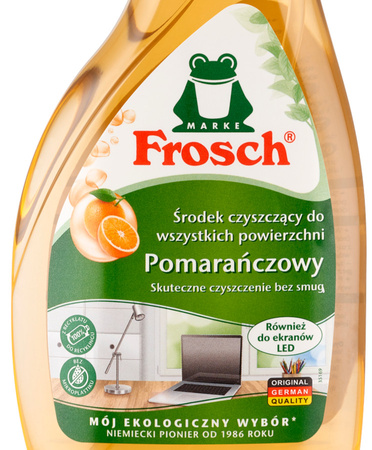 Frosch Płyn do Czyszczenia Mycia Wszystkich Powierzchni Ekranów LED 5x500ml