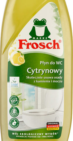 FROSCH Ekologiczny Płyn do Czyszczenia WC Usuwający Kamień Cytrynowy 1,5L