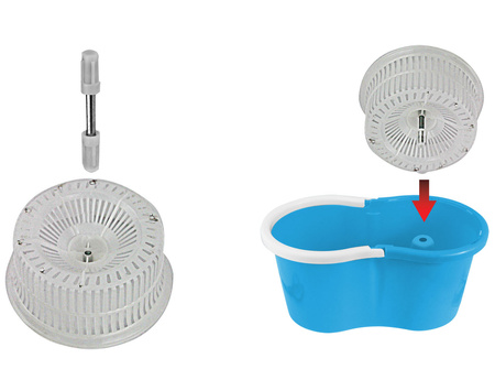 ESPERANZA MOP OBROTOWY DO MYCIA PODŁOGI PERFECT CLEAN 005
