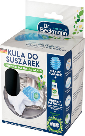 Dr. Beckmann Kula Zmiękczająca + Perfum do Prania, Pralki i Suszarki  50 ml PL