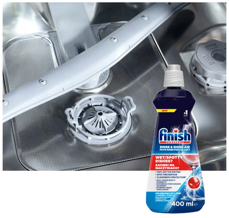 Finish Płyn Nabłyszczający do Naczyń Nabłyszczacz do Zmywarki 400ml