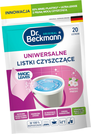 Dr. Beckmann Magic Leaves Listki Czyszczące Uniwersalne Rozpuszczalne x20