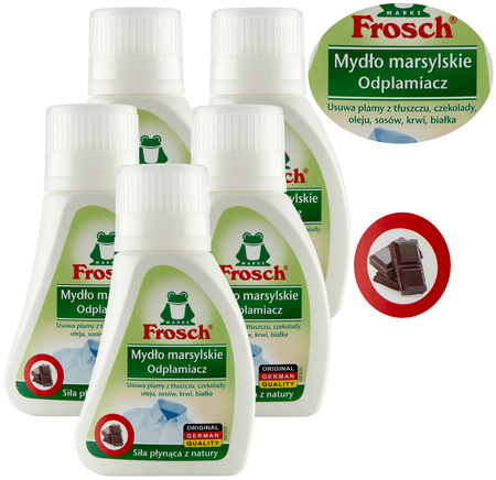 FROSCH Odplamiacz Precyzyjny Uniwersalny Mydło Marsylskie Kolor Biel 375 ml