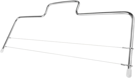 Krajalnica Nóż Strunowy do Krojenia Tortu - Dwa Regulowane Ostrza 10 x 29cm