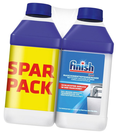 Finish czyścik płyn do czyszczenia mycia zmywarki środek Oryginal 2x250ml