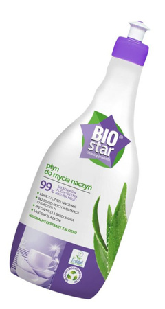 BIOSTAR ekologiczny płyn do mycia naczyń z naturalnym aloesem 700 ml