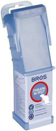 Żywołapka Pułapka na Myszy BROS Wielokrotnego Użytku Humanitarna 16x4x3,5cm