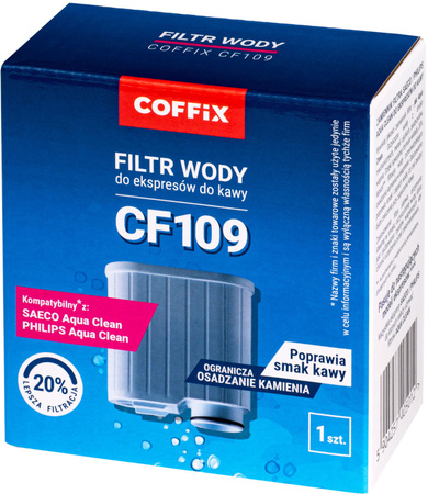 COFFIX Filtr Wody do Ekspresu Philips / Saeco - AquaClean (zamiennik) CF109